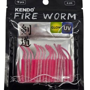 Kendo Fire Worm LRF Silikonu 5 Cm 18 Adet