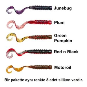 Savage Gear Pro Grub 5cm 0.8gr LRF Silikon Yem (8'li Paket)