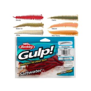 Berkley Gulp Saltwater Sandworm 5 Cm Kokulu LRF Silikon Yem