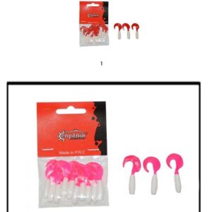 Captain 3565 Amadeus Twist Soft 4 Cm Levrek Silikonu 10'lu Suni Yem