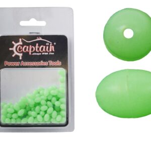 Captain 7612 Glow Boncuk Oval Çapari ve Takım Boncuğu 100'lü Paket