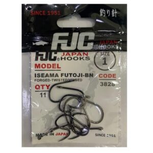 FJC 3828 Iseama Futoji Black Nikel Olta İğnesi 11 Adet