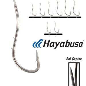 Hayabusa HRYU 191 Uzun Pala Tırnaklı Çapraz İğne Nikel