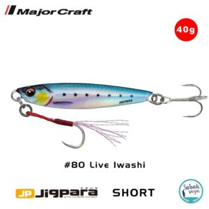 Major Craft Jigpara Short JPS-40gr 80mm
