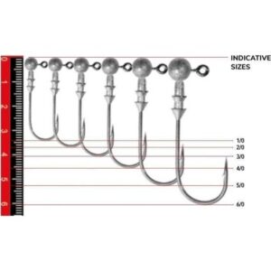 Nomura NM90005040 Round Jig Head 3'lü Paket İğne 4/0 No 5gr