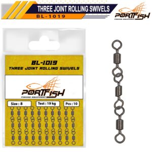 Portfish BL-1019 Zincir Fırdöndü 3'lü